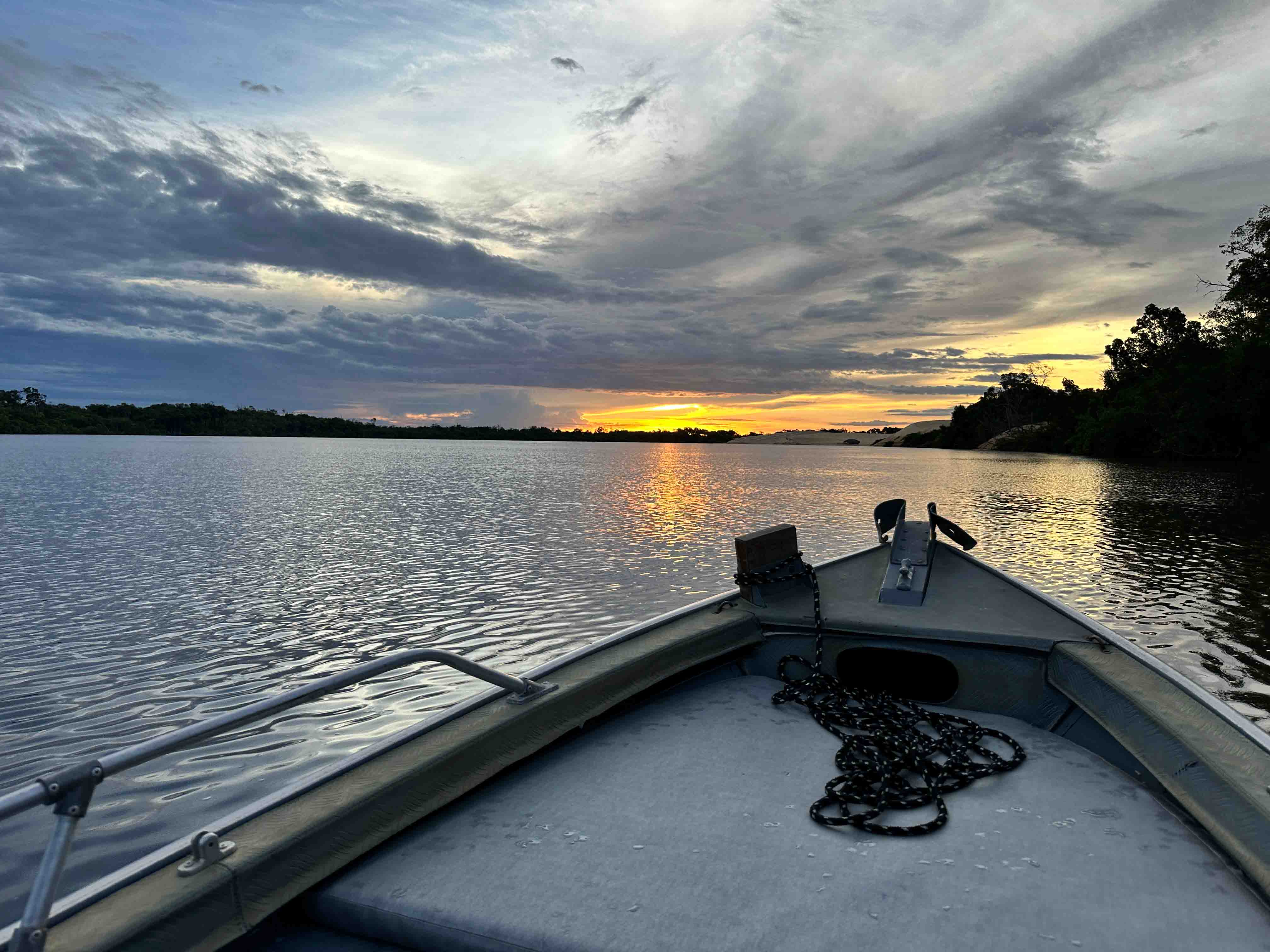 View of the Preguiças River from the boat